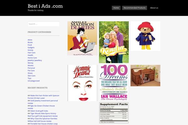 Portfolio Press theme site design template sample