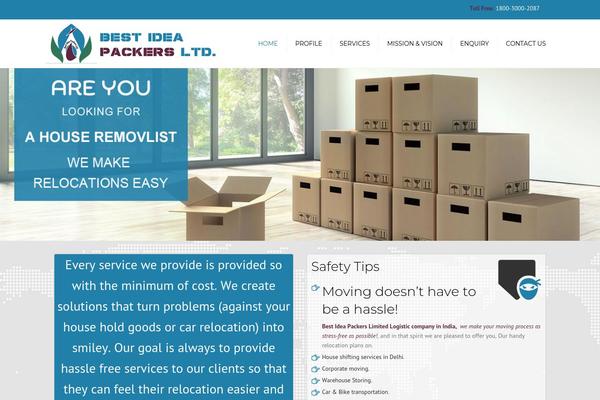 Transport theme site design template sample
