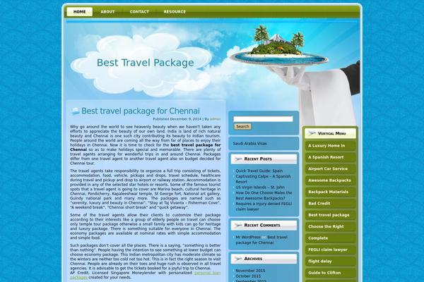 bestinchennai.com site used iTravel