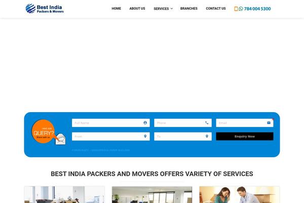 Envision theme site design template sample