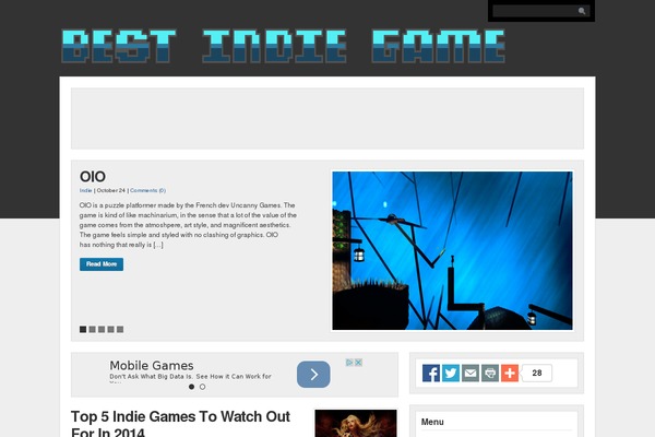 bestindiegame.com site used Astralis-lite