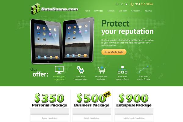 Doover theme site design template sample