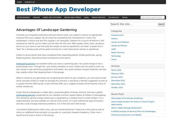 Swift theme site design template sample