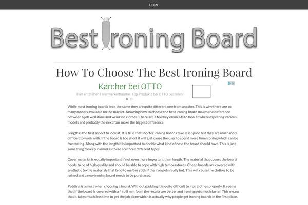 Bold Headline theme site design template sample