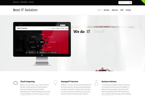 Quezal theme site design template sample