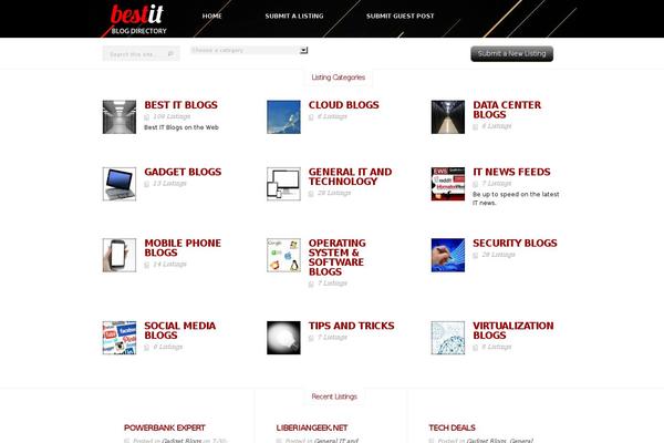 eList theme site design template sample