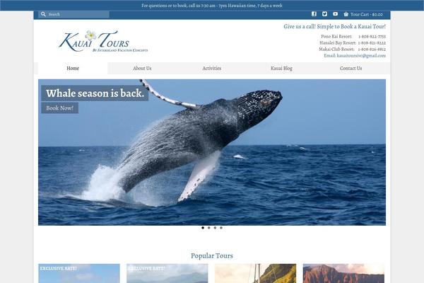 Understrap theme site design template sample