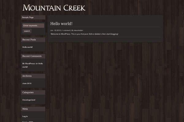 Twenty Twelve theme site design template sample