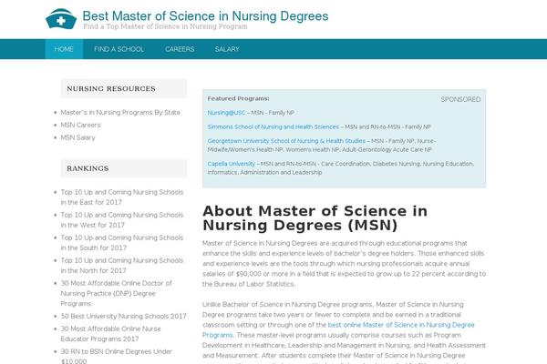 Site using Degree-finder-widget plugin