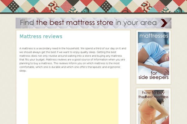 Patchwork theme site design template sample
