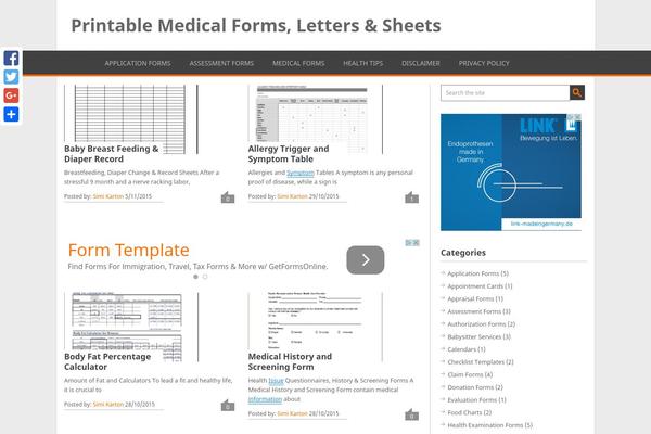 bestmedicalforms.com site used Curver