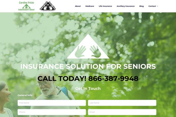 Divi Child theme site design template sample