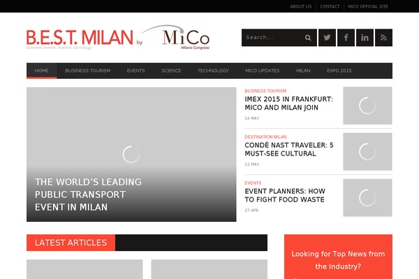 BUCKET theme site design template sample