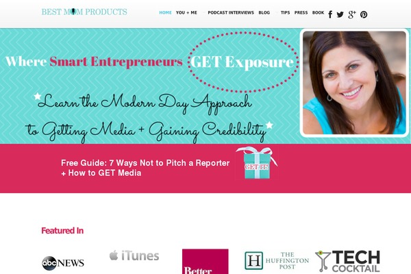 bestmomproducts.com site used Scroller