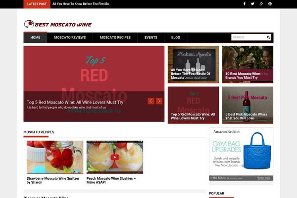 ProfitMag theme site design template sample