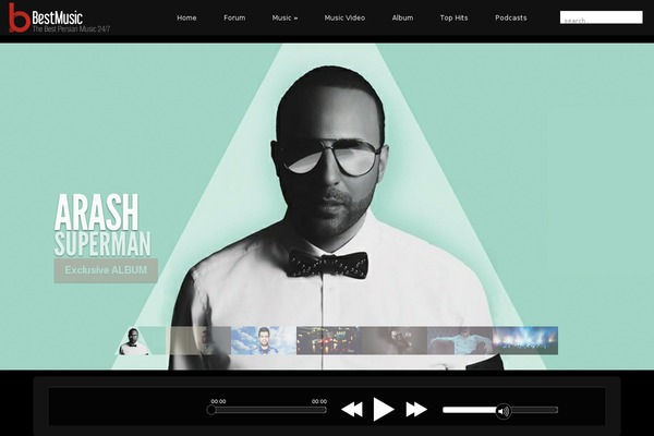 Acoustic theme site design template sample