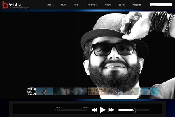 Acoustic theme site design template sample