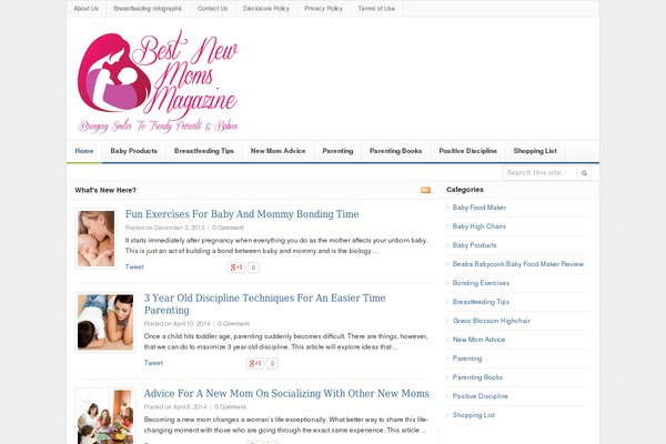 Daily theme site design template sample