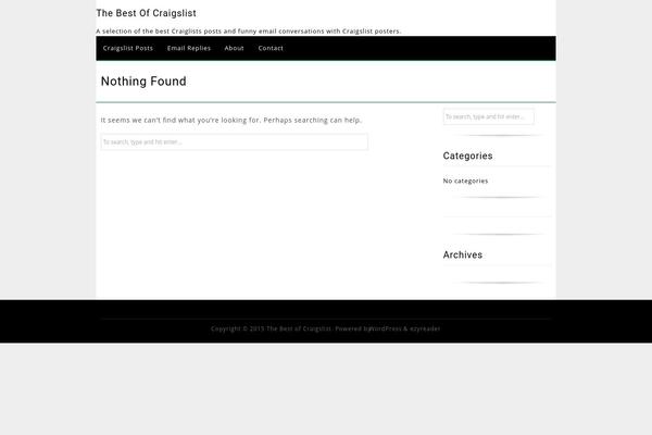 bestofcraigslist.com site used EzyReader