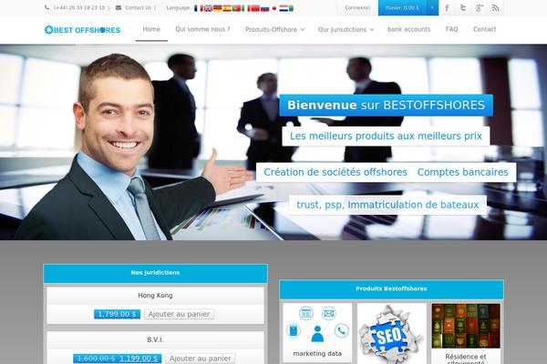 Envision theme site design template sample