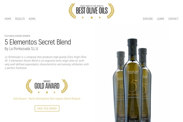 bestoliveoils.com site used Boo-cms-theme