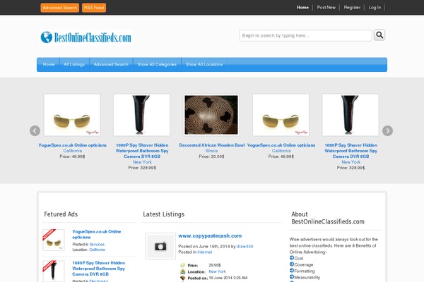ClassifiedTheme theme websites examples