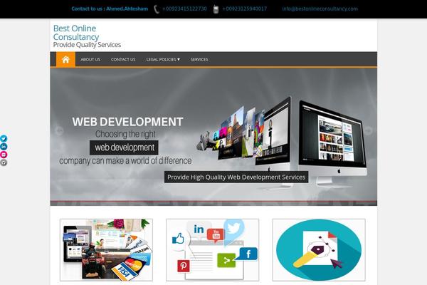 Effect theme site design template sample