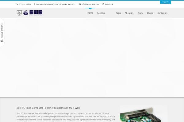 Leanbiz theme site design template sample