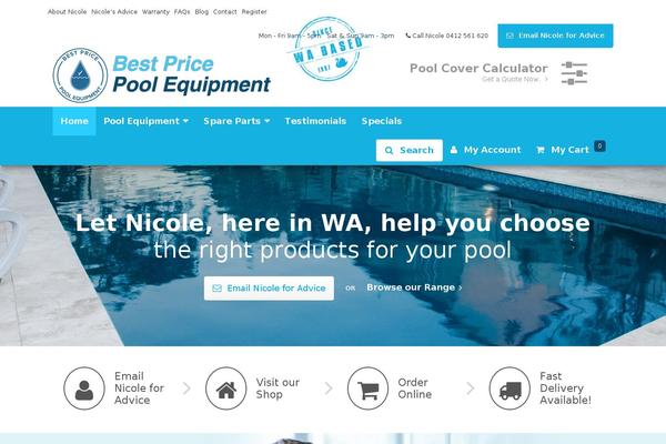 bestpricepoolequipment.com.au site used Bppe