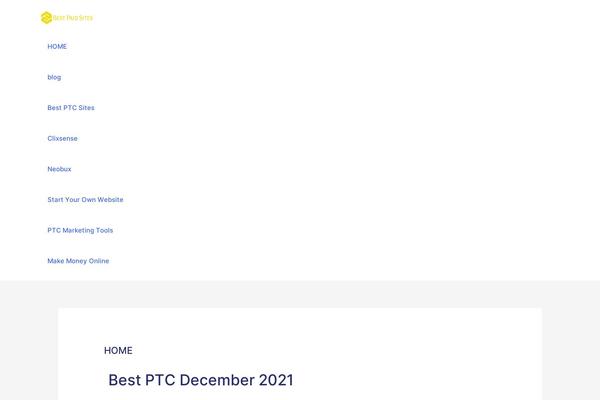 Site using Astra-addon plugin