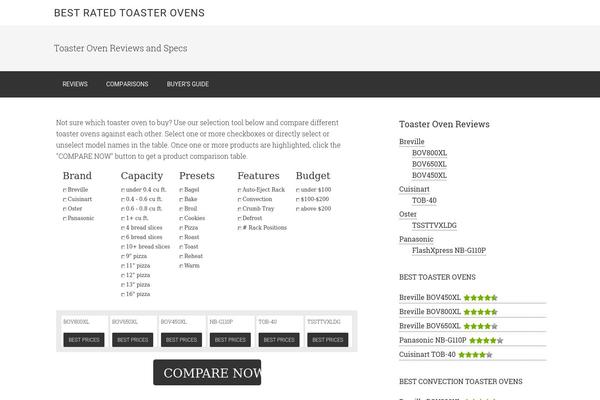 Site using Awd-product-comparison plugin