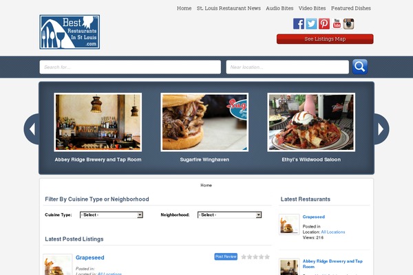 bestrestaurantsinstlouis.com site used Buzzler