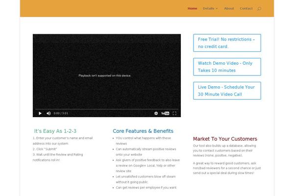bestreviewtool.com site used Divi Child