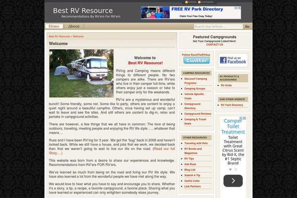 Cover WP theme site design template sample