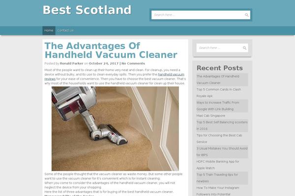 bestscotland.com site used Three Nine Eight
