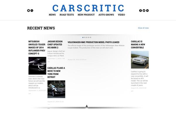 cars theme websites examples