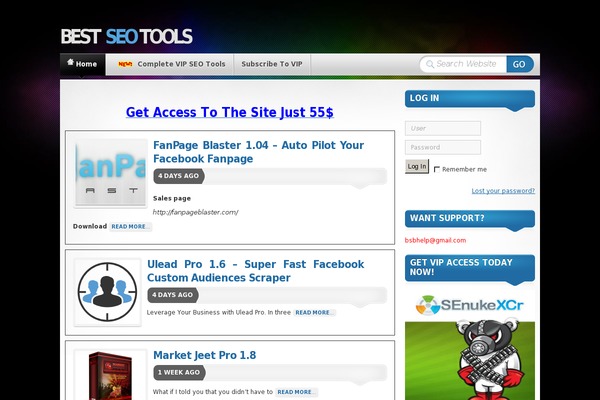 Site using Ansar-import plugin