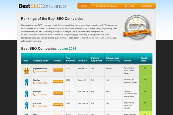 bestseocompanies theme websites examples