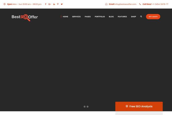 SEOCrawler theme site design template sample