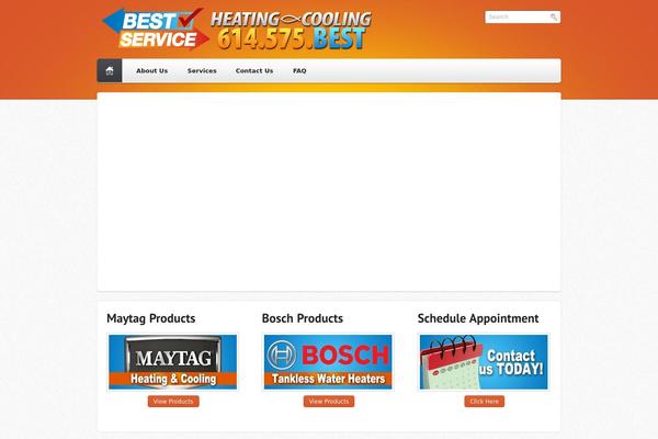 bestservicehvac.com site used Paradise