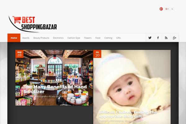 Nexus theme site design template sample