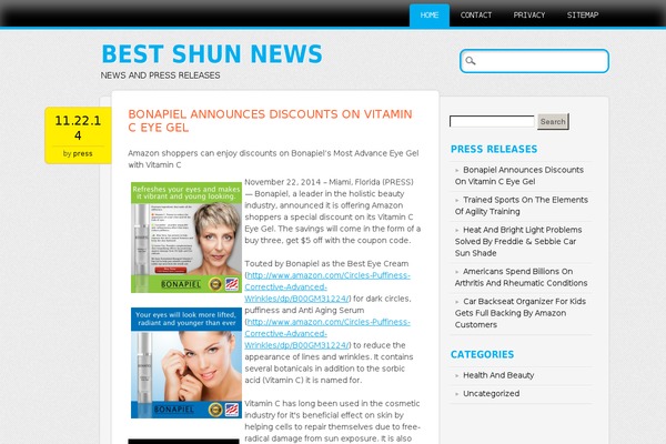Newsworthy theme site design template sample