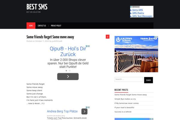 Hiero theme site design template sample