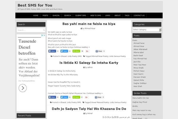 bestsms4u.com site used Easywp