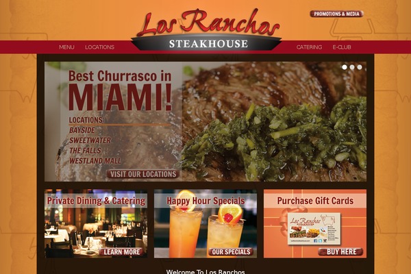 Dine & Drink theme site design template sample