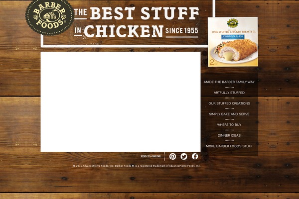 Barber theme site design template sample