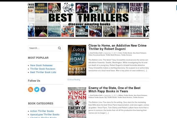 Site using MyBookTable Bookstore by Author Media plugin