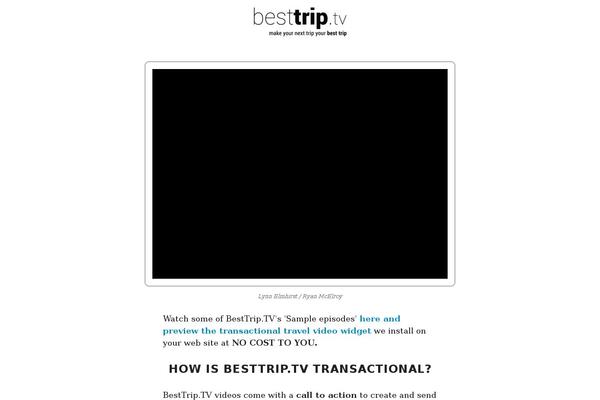 besttrip.tv site used Reportage