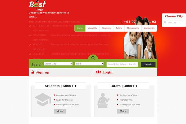 besttutor.com site used Stuts2