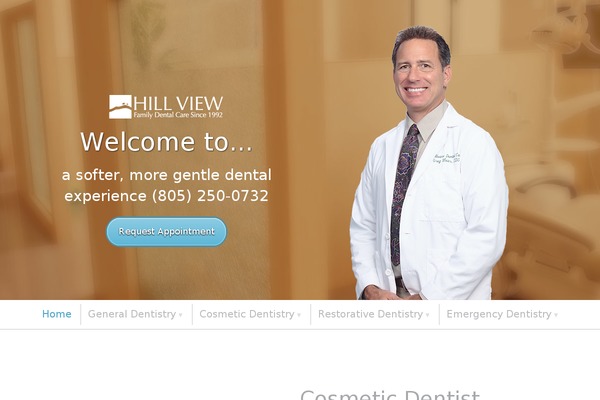 Dental theme site design template sample